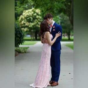 Pink prom dress